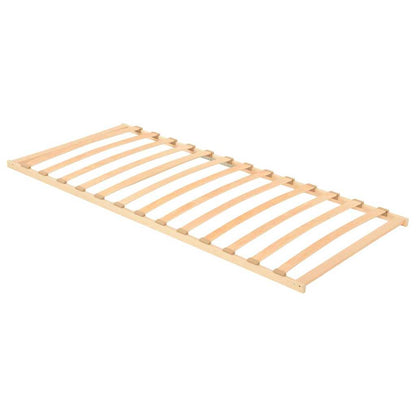 Slatted Bed Base Brown 90 x 190 cm Solid Beech Wood