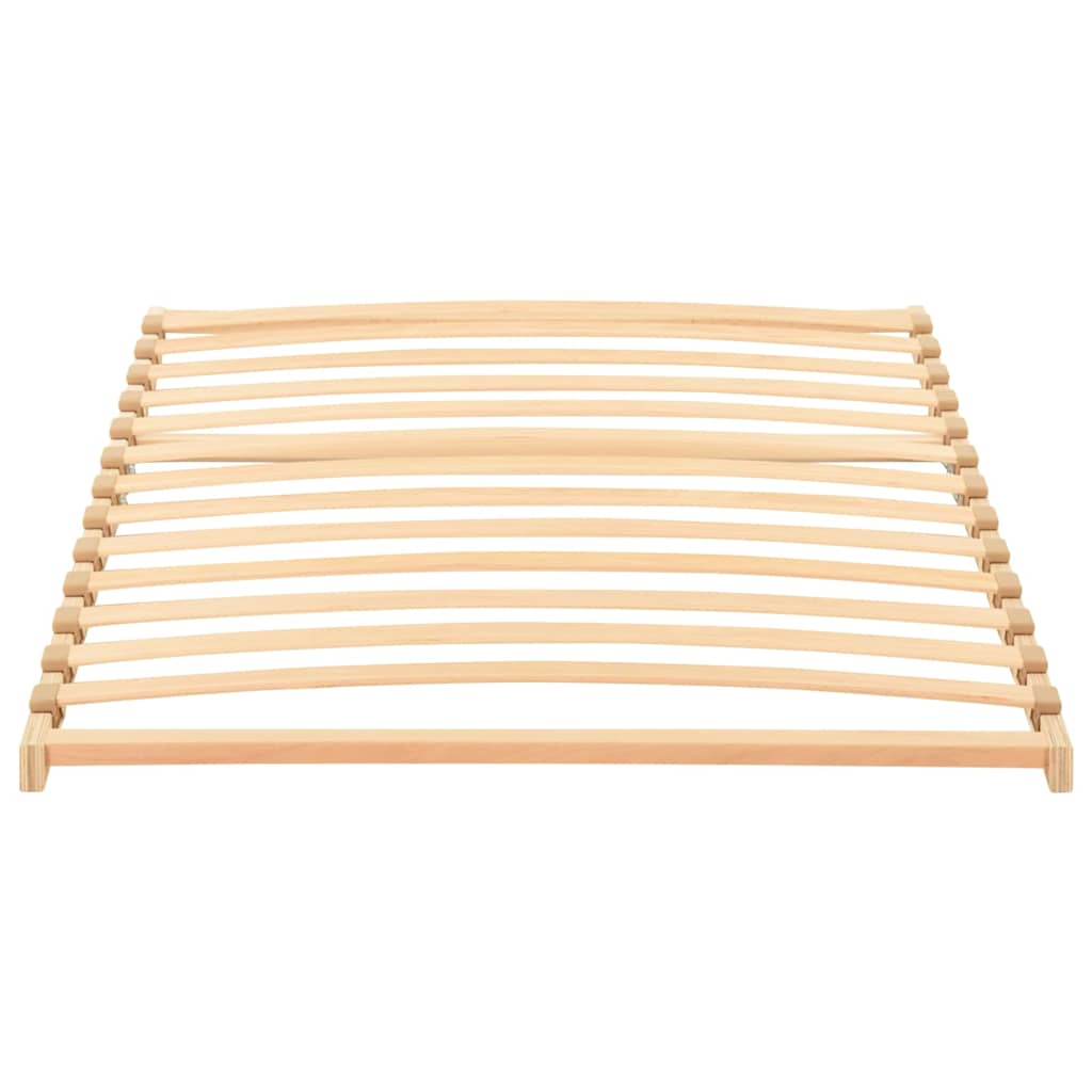 Slatted Bed Base Brown 90 x 190 cm Solid Beech Wood