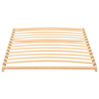 Slatted Bed Base Brown 90 x 190 cm Solid Beech Wood