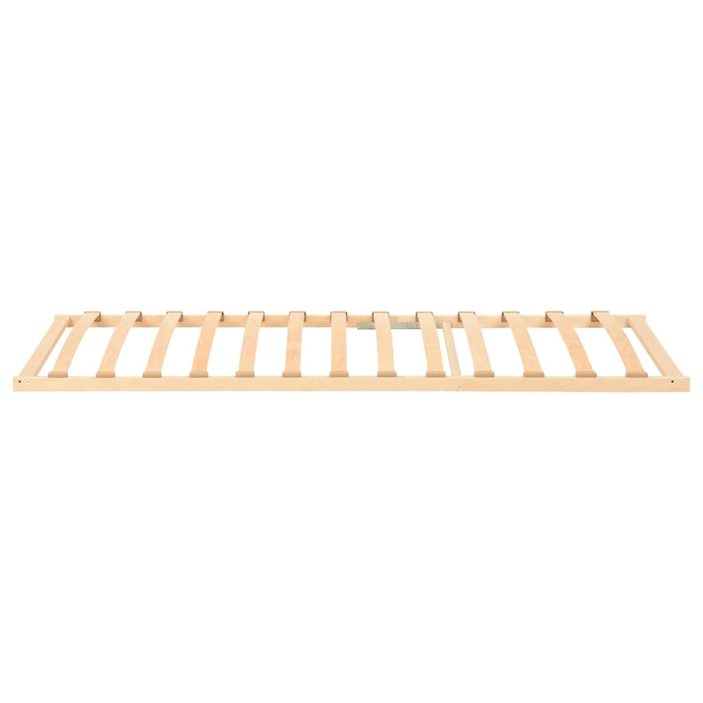 Slatted Bed Base Brown 90 x 190 cm Solid Beech Wood