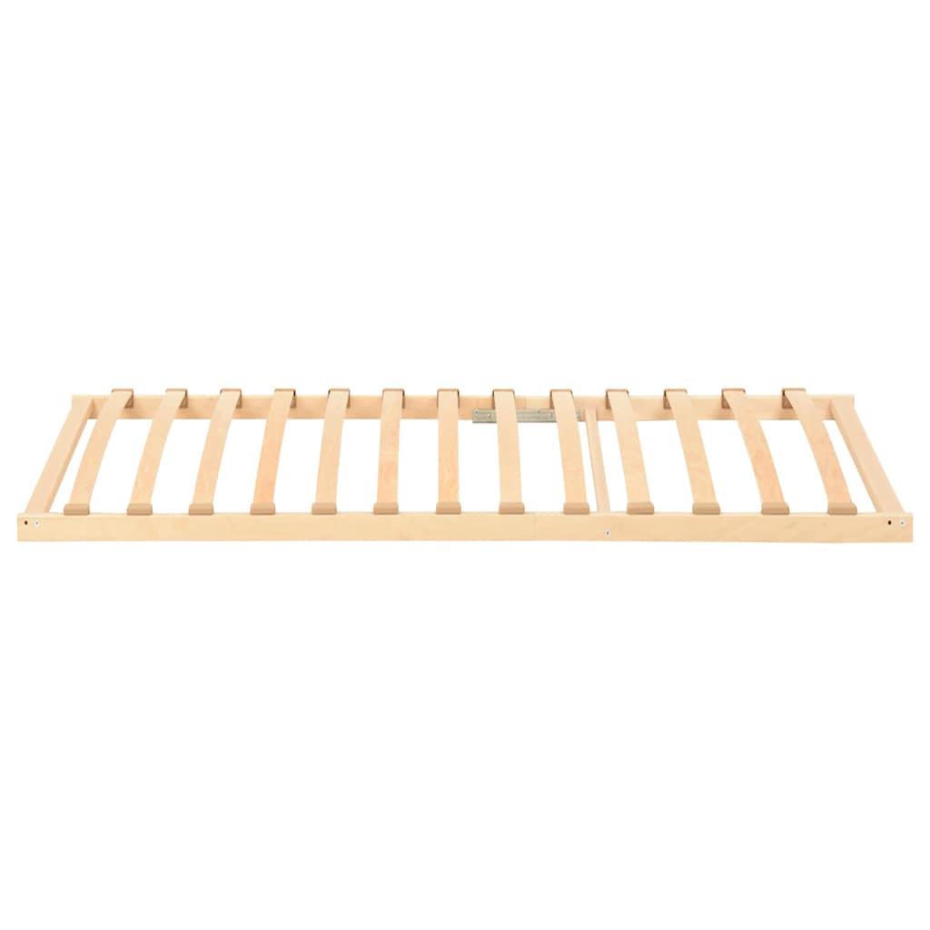 Slatted Bed Base Brown 120 x 190 cm Solid Beech Wood