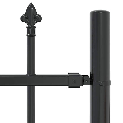 Garden Fence Woerden Grey 240 x 140 cm Powder-coated steel