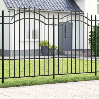 Garden Fence Woerden Grey 240 x 190 cm Powder-coated steel