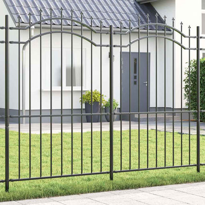 Garden Fence Woerden Grey 240 x 215 cm Powder-coated steel