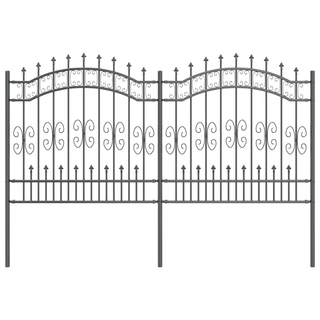 Garden Fence KAMPEN Grey