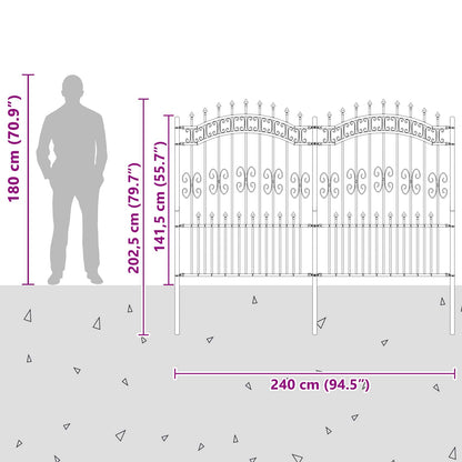 Garden Fence KAMPEN Grey