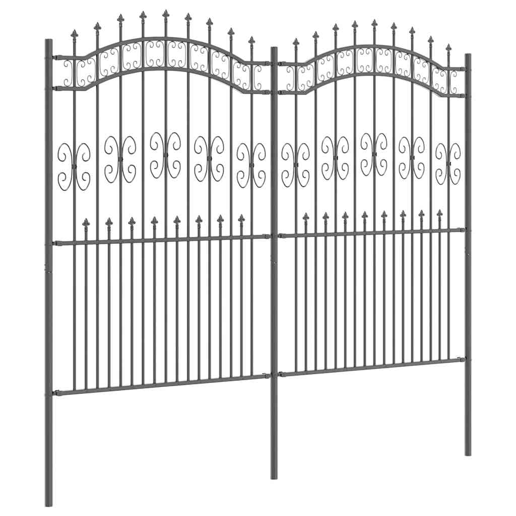 Garden Fence KAMPEN Grey