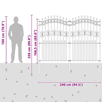 Garden Fence KAMPEN Grey