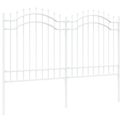 Garden Fence Woerden White 240 x 165 cm Powder-coated steel