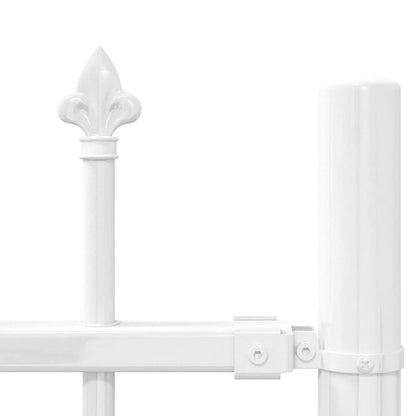 Garden Fence Woerden White 240 x 190 cm Powder-coated steel