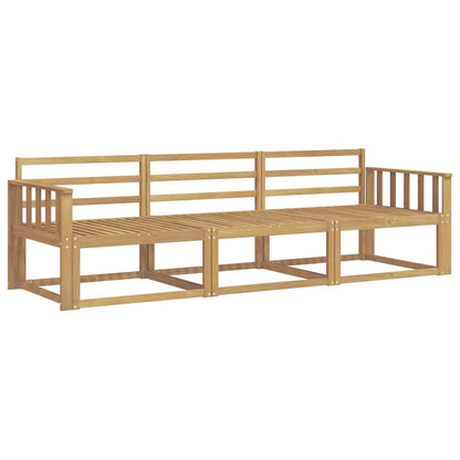 Outdoor Sofa Set 3 pcs White 249.5 x 83 x 73 cm