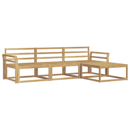 Outdoor Sofa Set 4 pcs White 254 x 162.5 x 73 cm