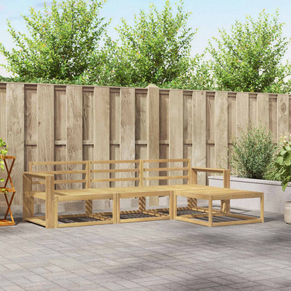 Outdoor Sofa Set 4 pcs White 257.5 x 162.5 x 73 cm