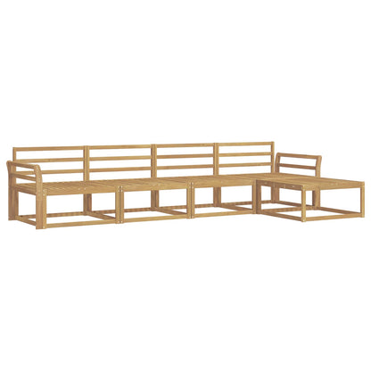 Outdoor Sofa Set 5 pcs White 333 x 162.5 x 73 cm