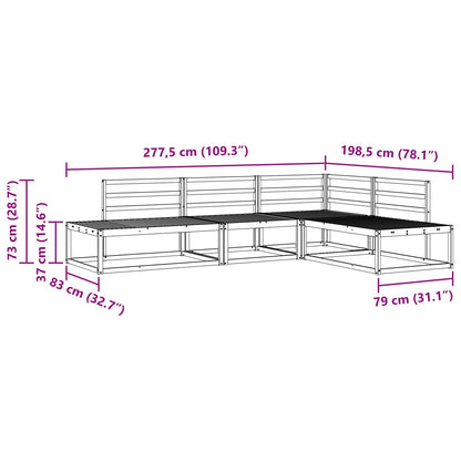 Outdoor Sofa Set 4 Piece