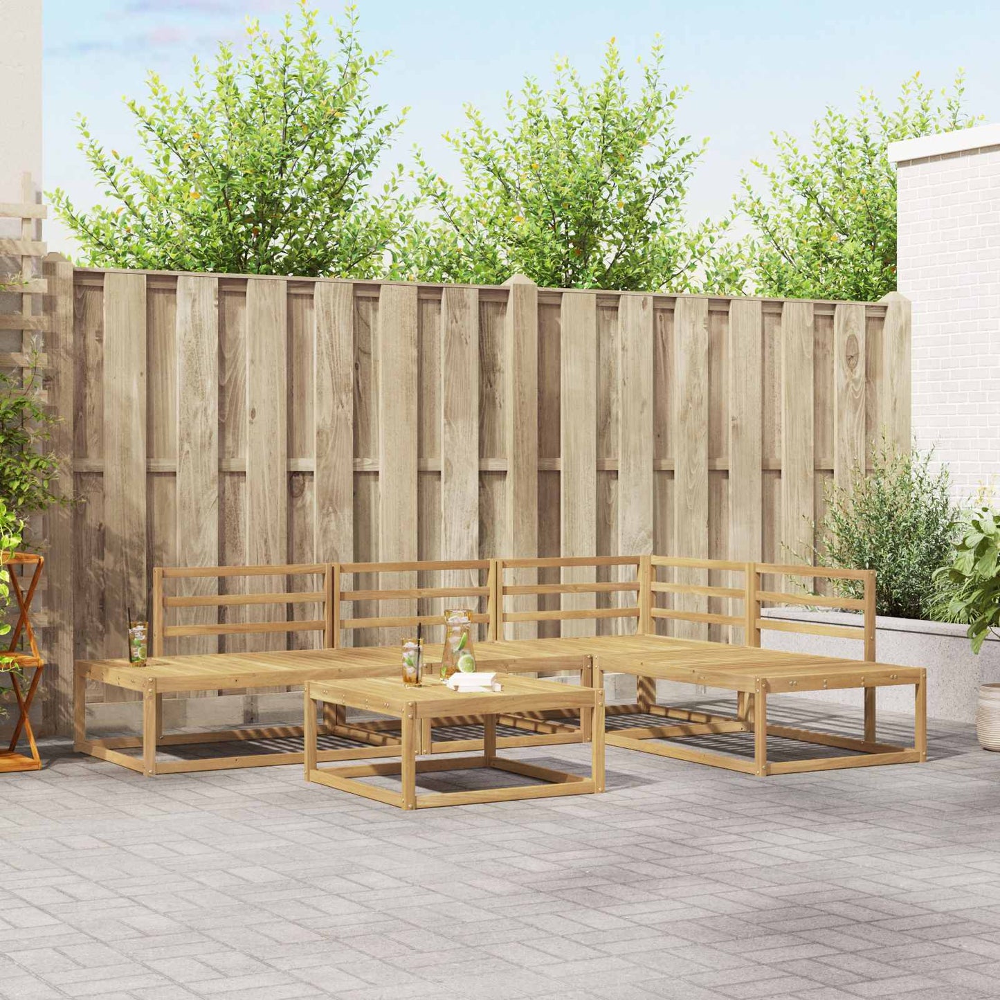 Outdoor Sofa Set 5 Piece