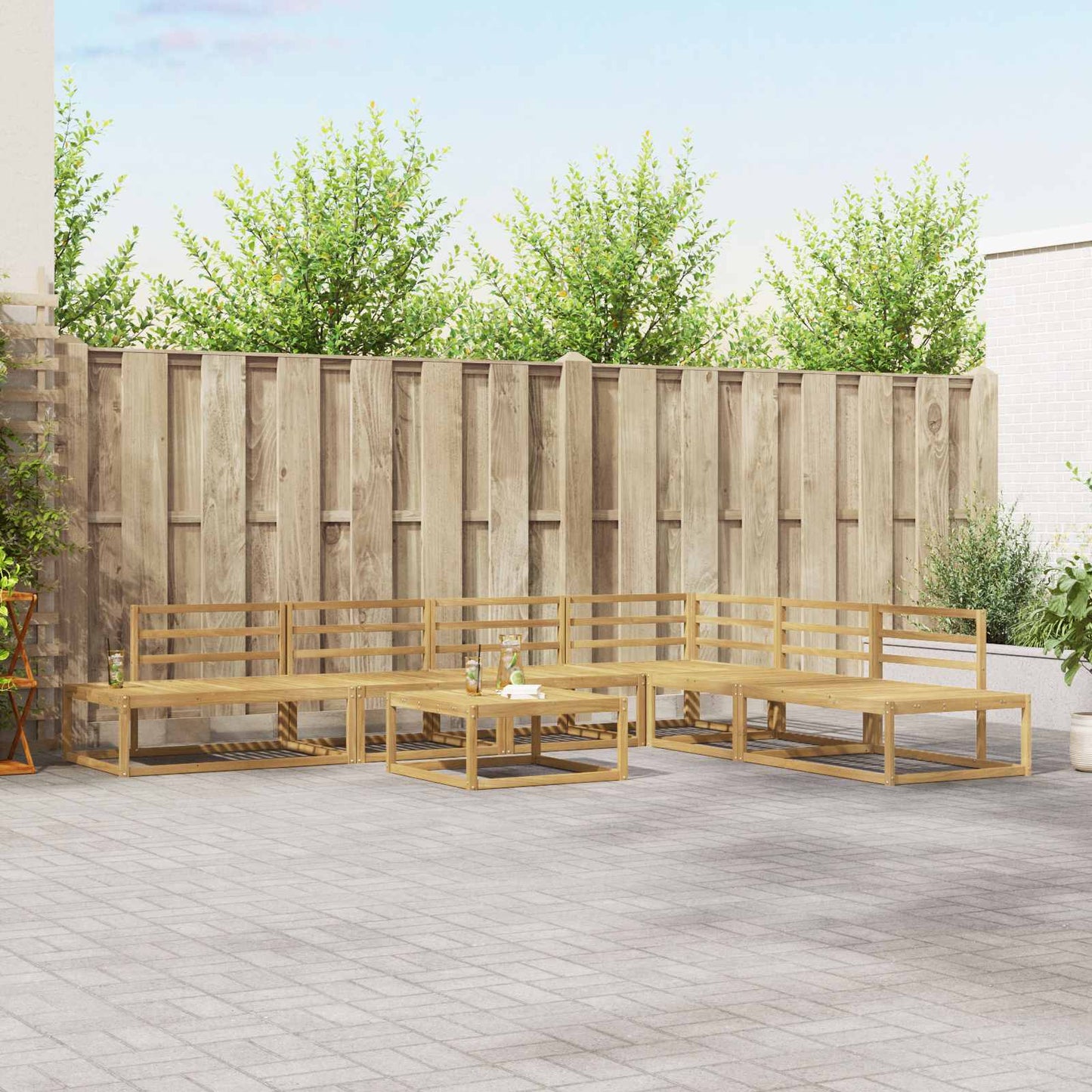 Outdoor Sofa Set 6 Piece