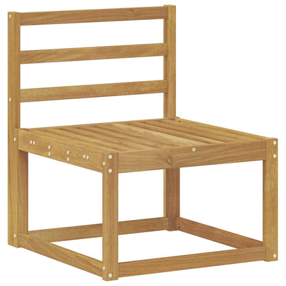 Outdoor Sofa Set 6 pcs White Solid Acacia Wood