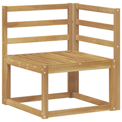 Outdoor Sofa Set 6 pcs White Solid Acacia Wood