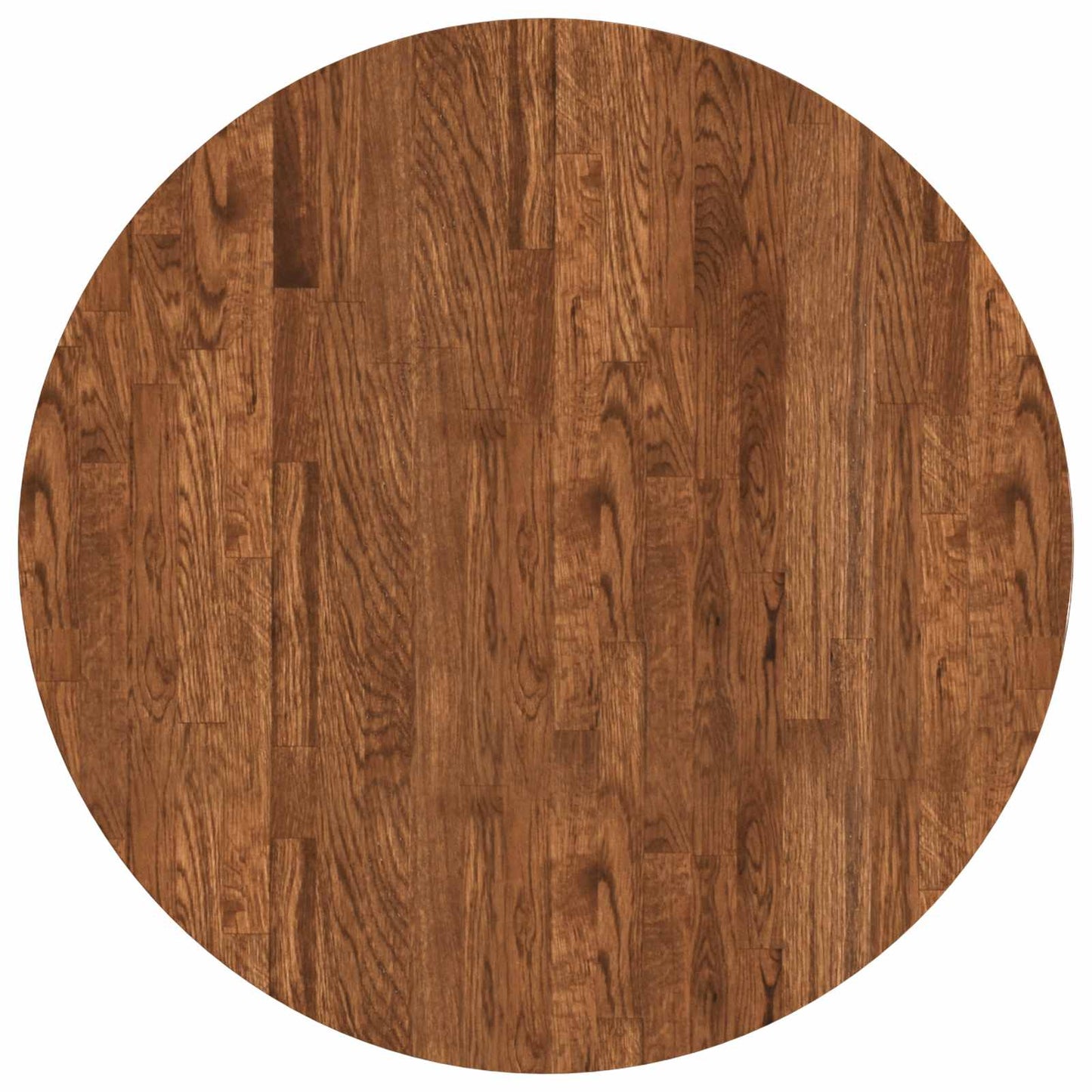 Table Top Light Brown Ø 70 x 2.5 cm Solid Oak Wood