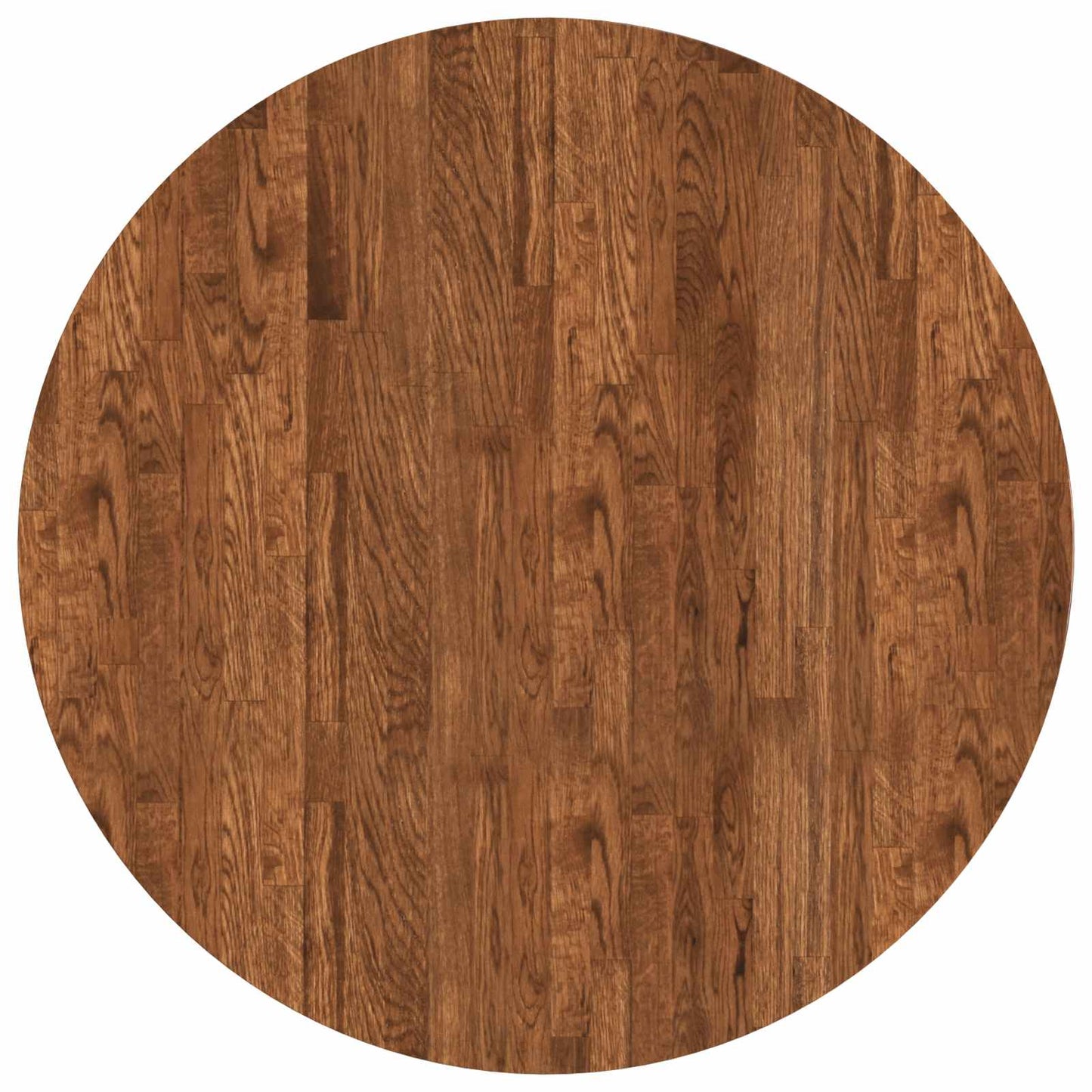 Table Top Light Brown Ø 80 x 2.5 cm Solid Oak Wood
