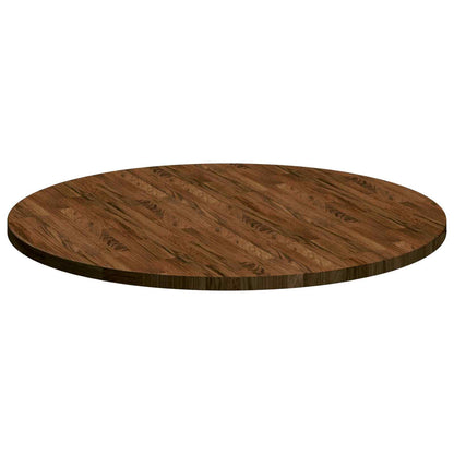 Table Top Light Brown Ø 90 x 2.5 cm Solid Oak Wood