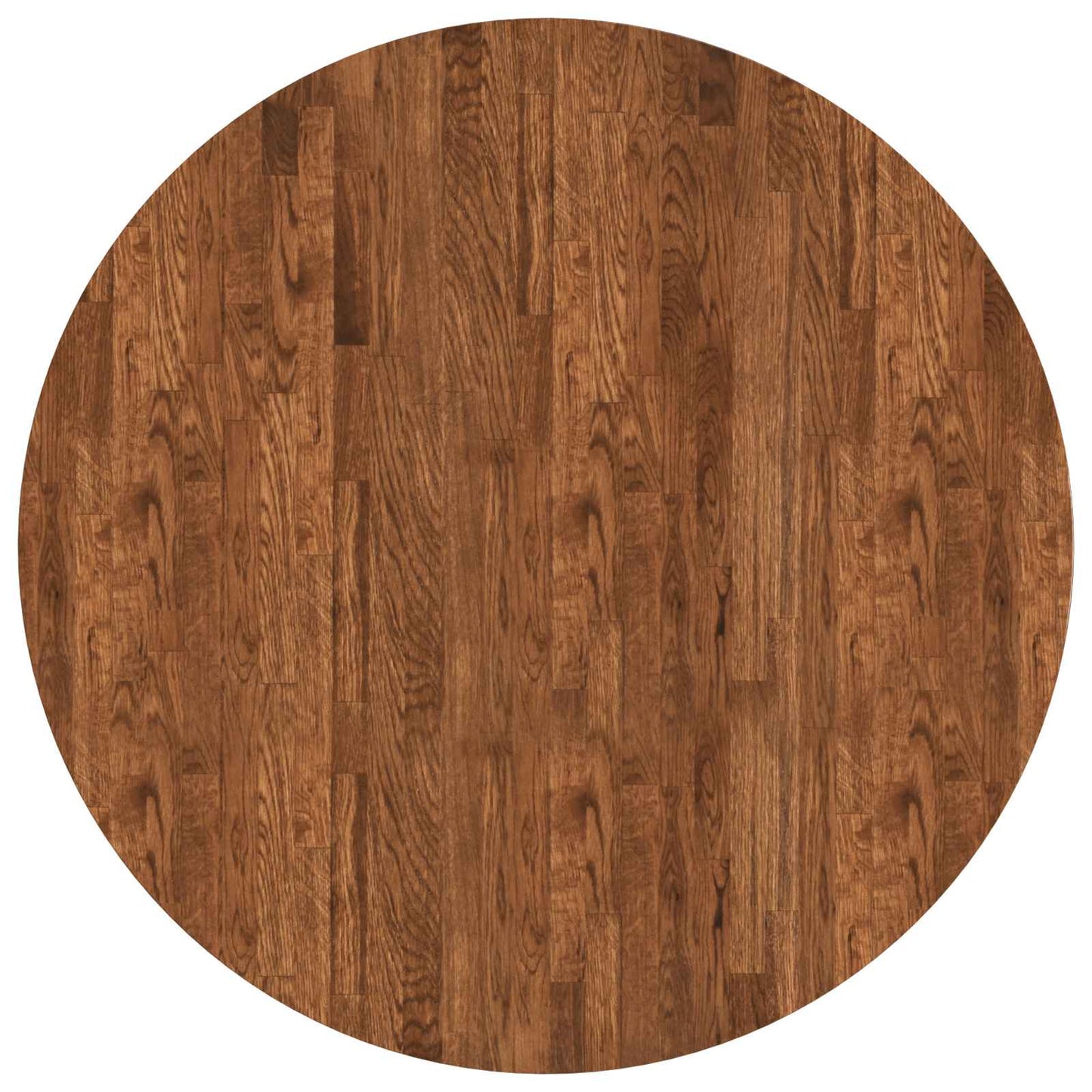 Table Top Light Brown Ø 90 x 2.5 cm Solid Oak Wood