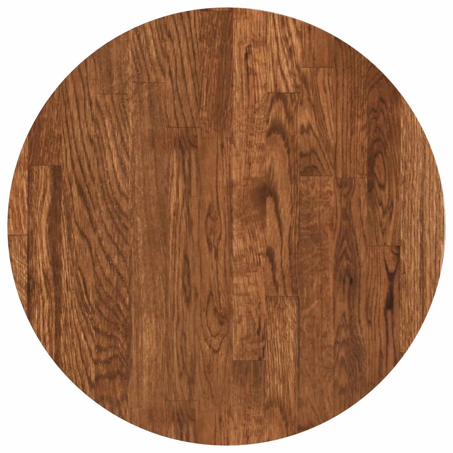 Table Top Light Brown Ø 40 x 4 cm Solid Oak Wood