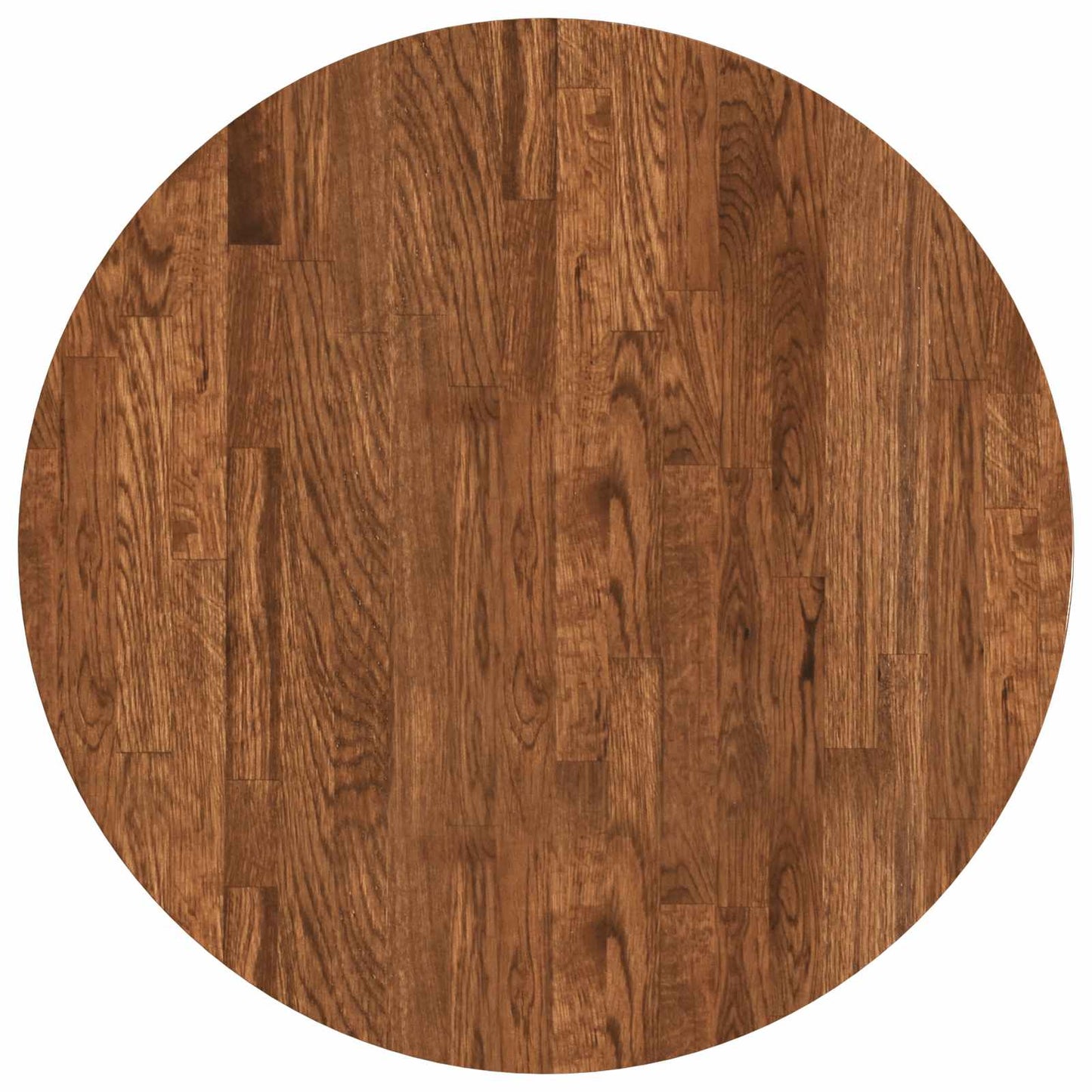Table Top Light Brown Ø 60 x 4 cm Solid Oak Wood