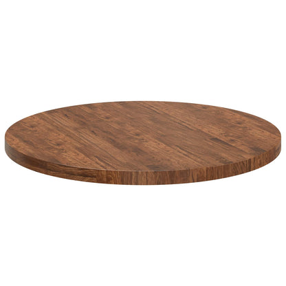 Table Top Light Brown Ø 90 x 4 cm Solid Oak Wood