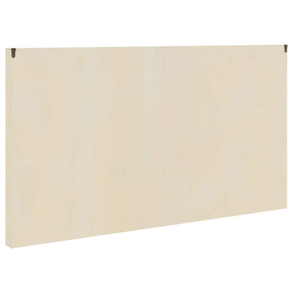 Wall Display Case Beige 98 x 4.5 x 55 cm Engineered Wood