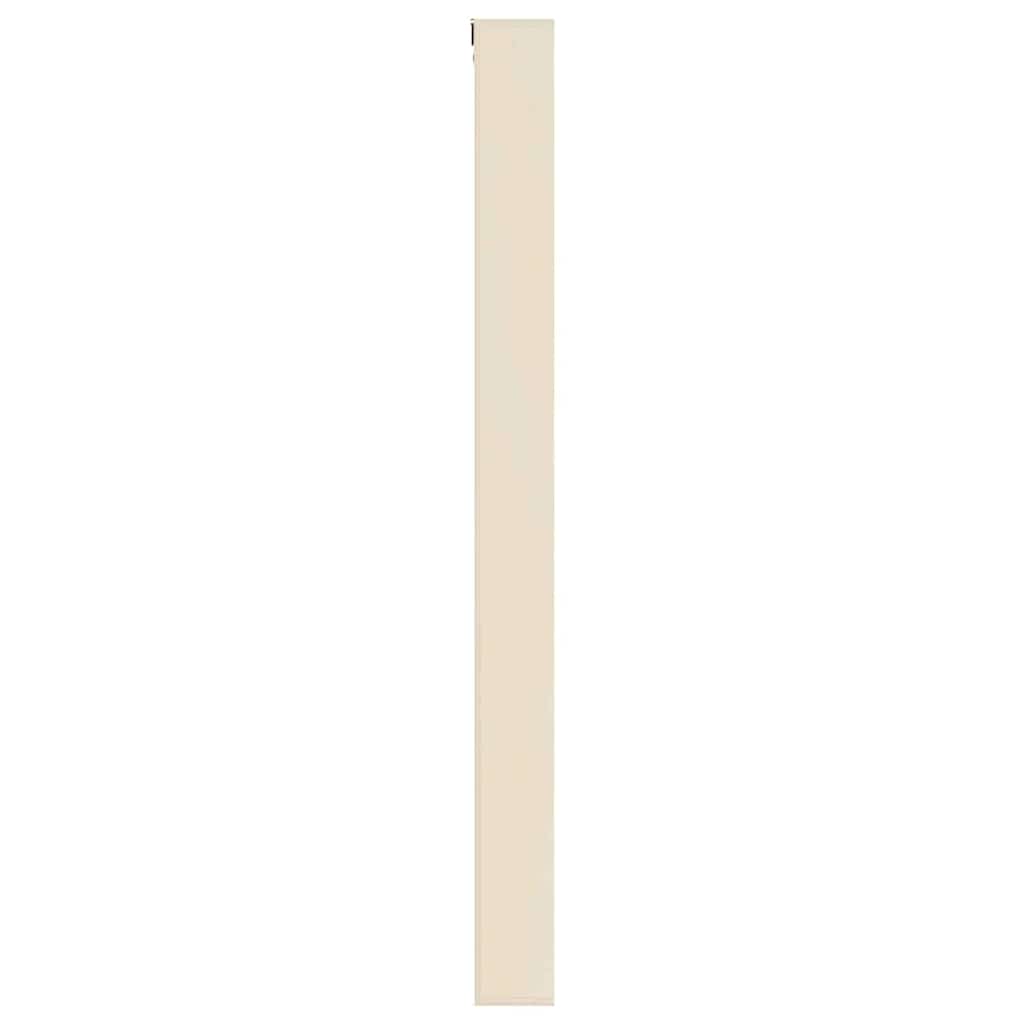 Wall Display Case Beige 98 x 4.5 x 55 cm Engineered Wood