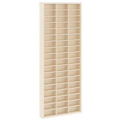 Wall Display Case Beige 30 x 4.5 x 75 cm Engineered Wood