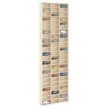Wall Display Case Beige 30 x 4.5 x 96 cm Engineered Wood