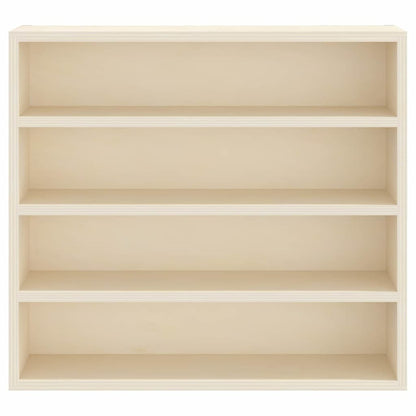 Wall Display Case Beige 40 x 8.5 x 37 cm Engineered Wood