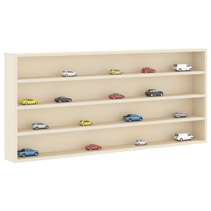 Wall Display Case Wall-Mounted Beige 80 x 8.5 x 36 cm