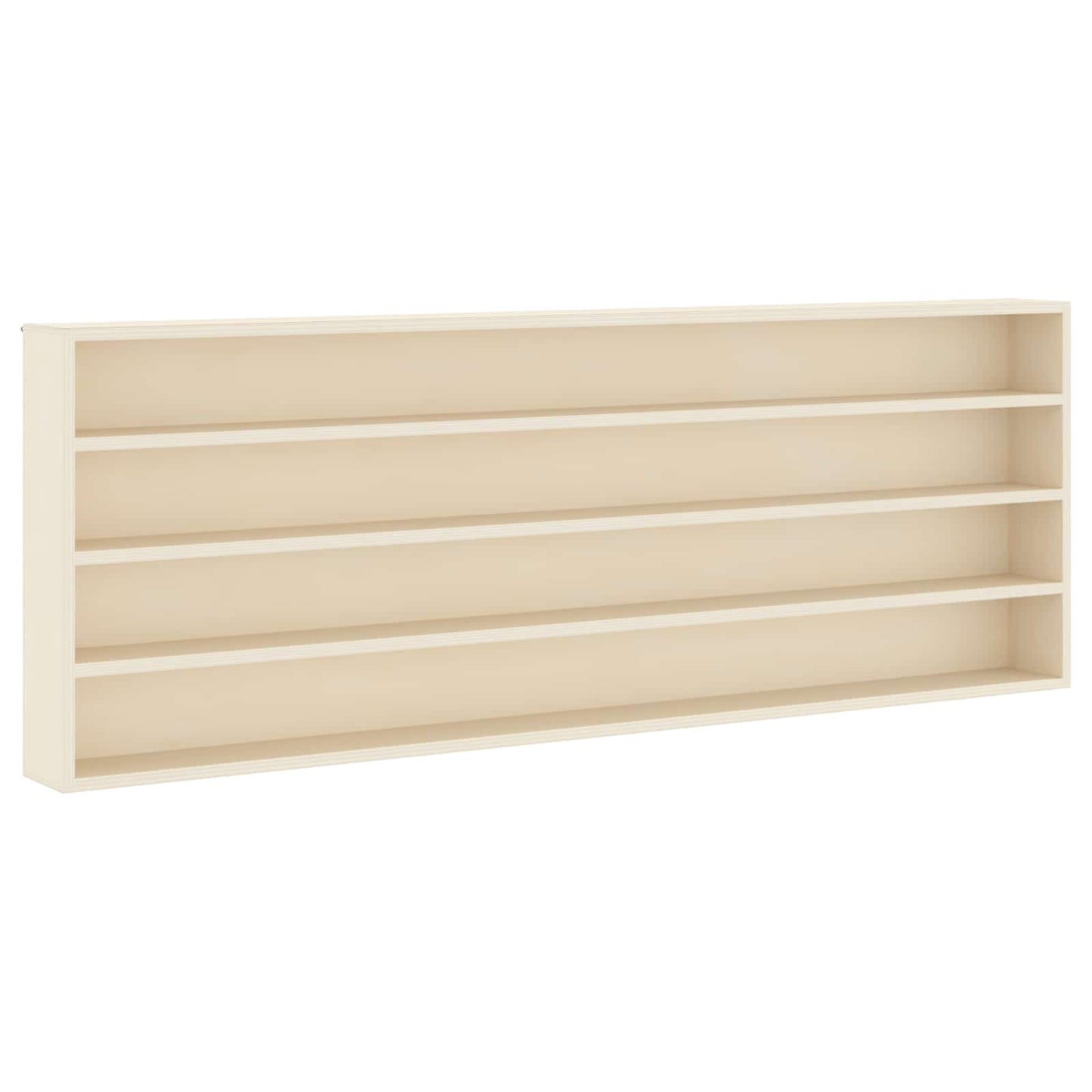 Wall Display Case Wall-Mounted Beige 100 x 8.5 x 36 cm