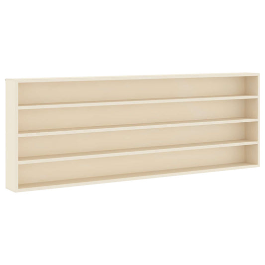 Wall Display Case Wall-Mounted Beige 100 x 8.5 x 36 cm