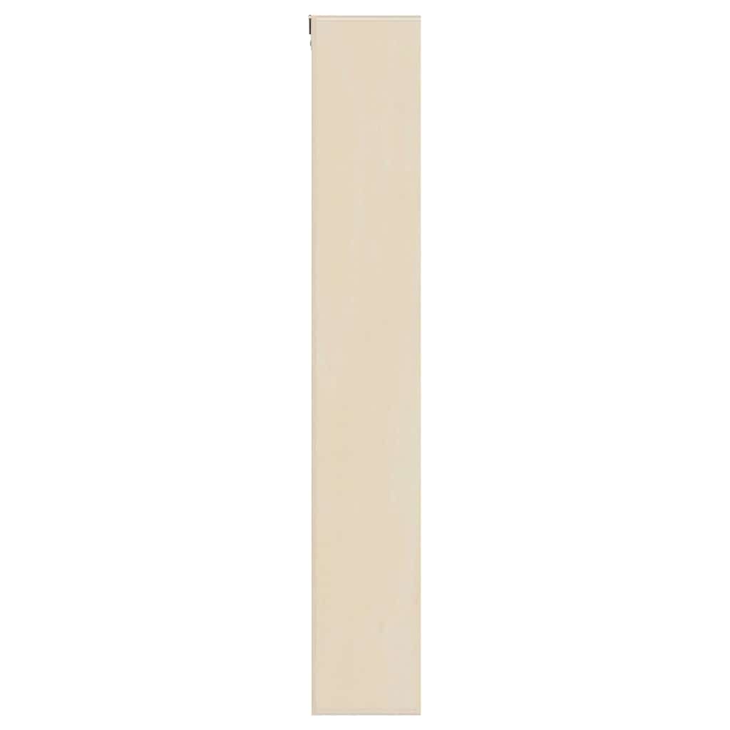 Wall Display Case with Shelf Beige 80 x 8.5 x 54 cm Plywood