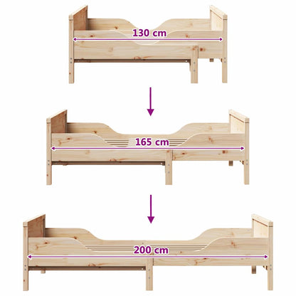 Bed Frame with Headboard Brown 80 x 200 cm Engineered Wood
