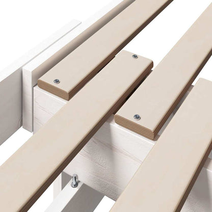 Bed Frame with Headboard White 80 x 200 cm Engineered Wood