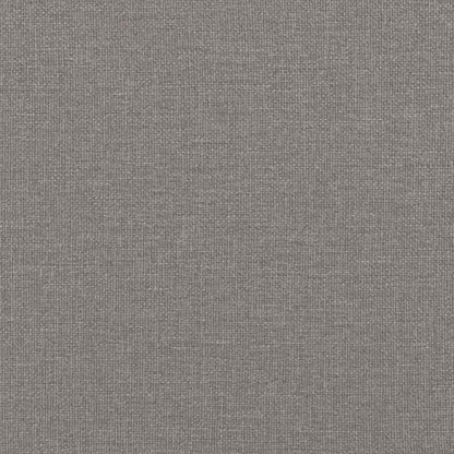 Bed Frame with Upholstered Headboard Taupe 90 x 190 cm