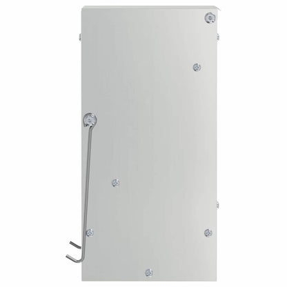 Rabbit Feeder Silver 12.5 x 12.5 x 25 cm Galvanised Steel