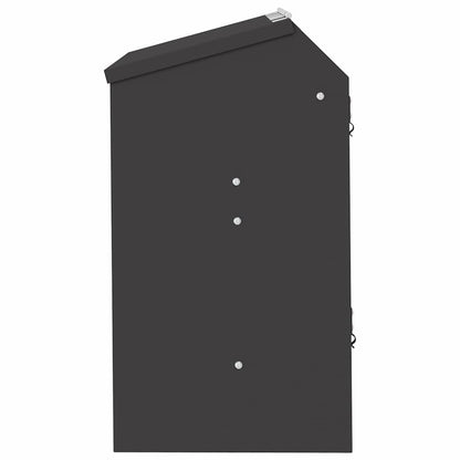 Rabbit Feeder Black 64.5 x 25.5 x 45.5 cm Cold-Rolled Steel