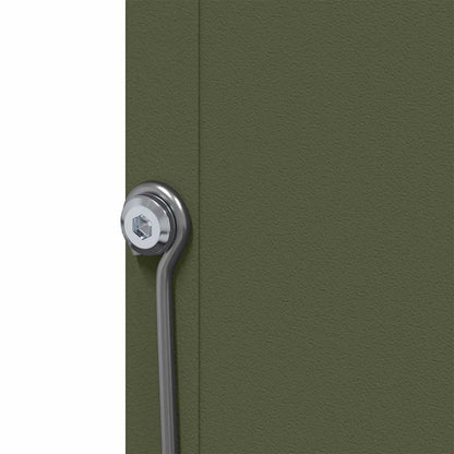 Rabbit Feeder Olive Green 17.5 x 26 x 28.5 cm Cold-Rolled Steel