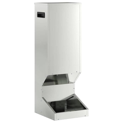 Deer Feeder Silver 28 x 30 x 80 cm Galvanised Steel