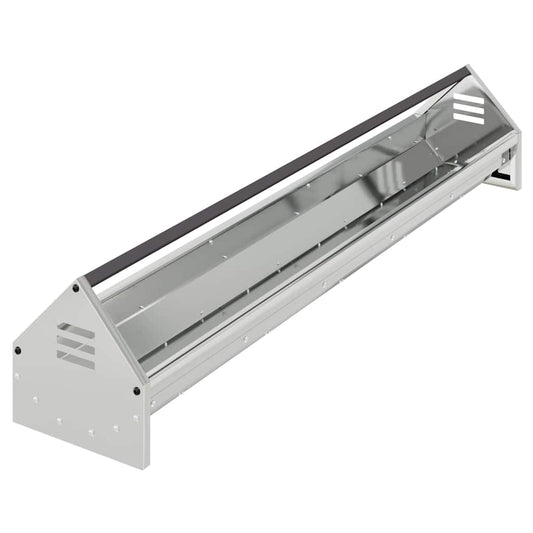 Chicken Feeding Trough Silver 108 x 20.5 x 20 cm 5 kg