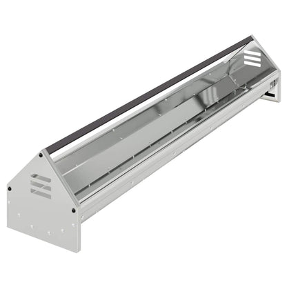 Chicken Feeding Trough Silver 108 x 20.5 x 20 cm 5 kg