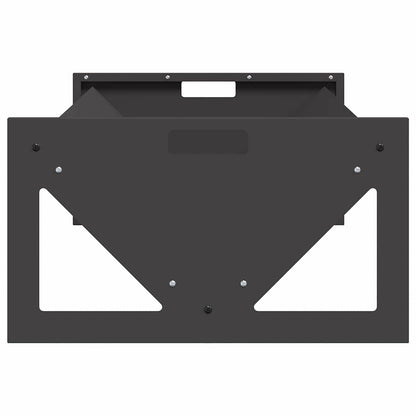 Livestock Feeding Trough Black 108 x 50 x 28 cm