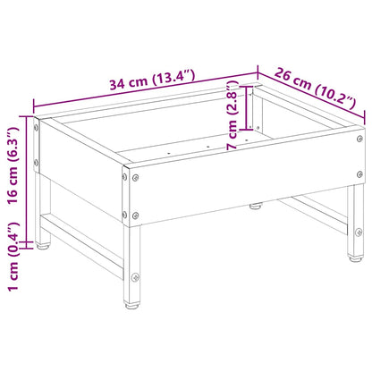 Bird Feeder Black 34 x 26 x 16 cm Cold-Rolled Steel